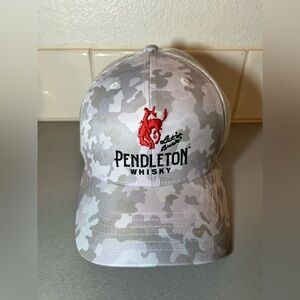 ✨NWOT Pendleton Whisky Embroidery Camo Snapback Trucker Hat Adjustable Mesh Cap
